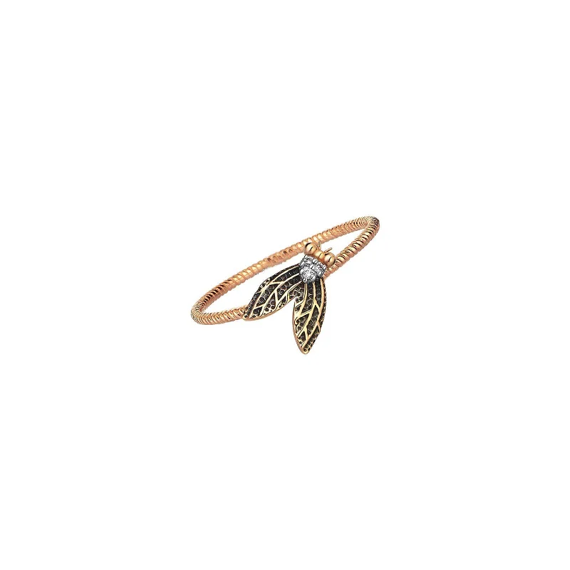 boho shell beaded anklet Medium Mosquito Ring
