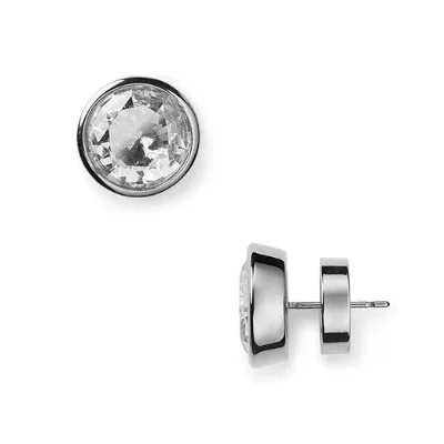emerald-cut ruby eternity ring Michael Kors Brass Crystal Stud Earrings