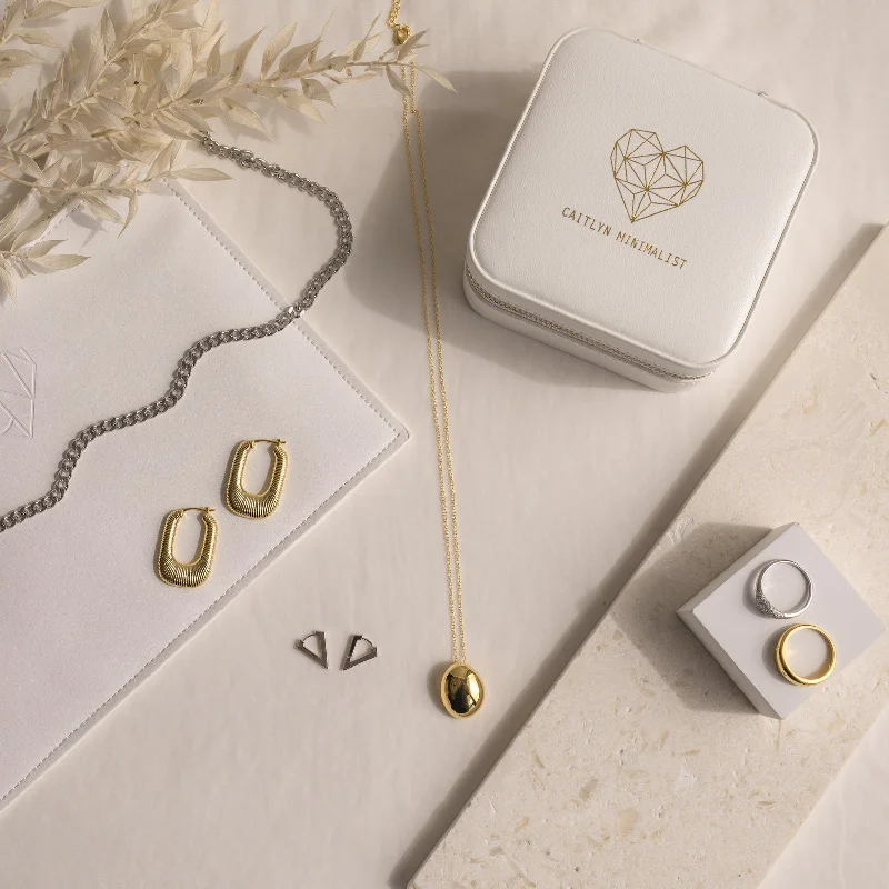simple crystal pendant necklace Mystery Jewelry Box