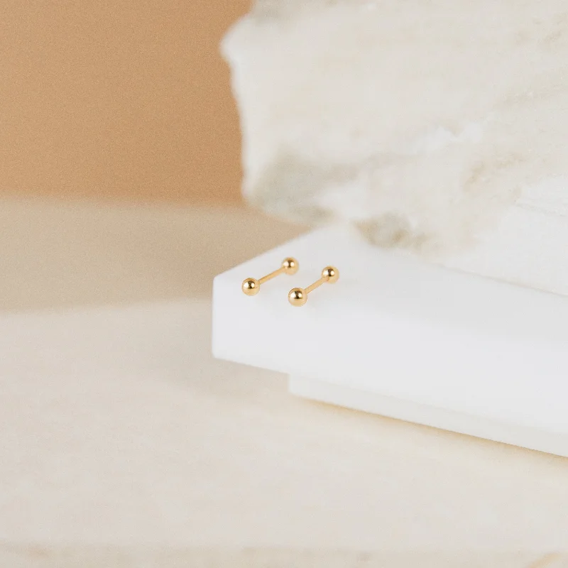handmade resin flower earrings Nora Duo Studs