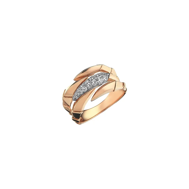 delicate marquise diamond band Power Shape Ring