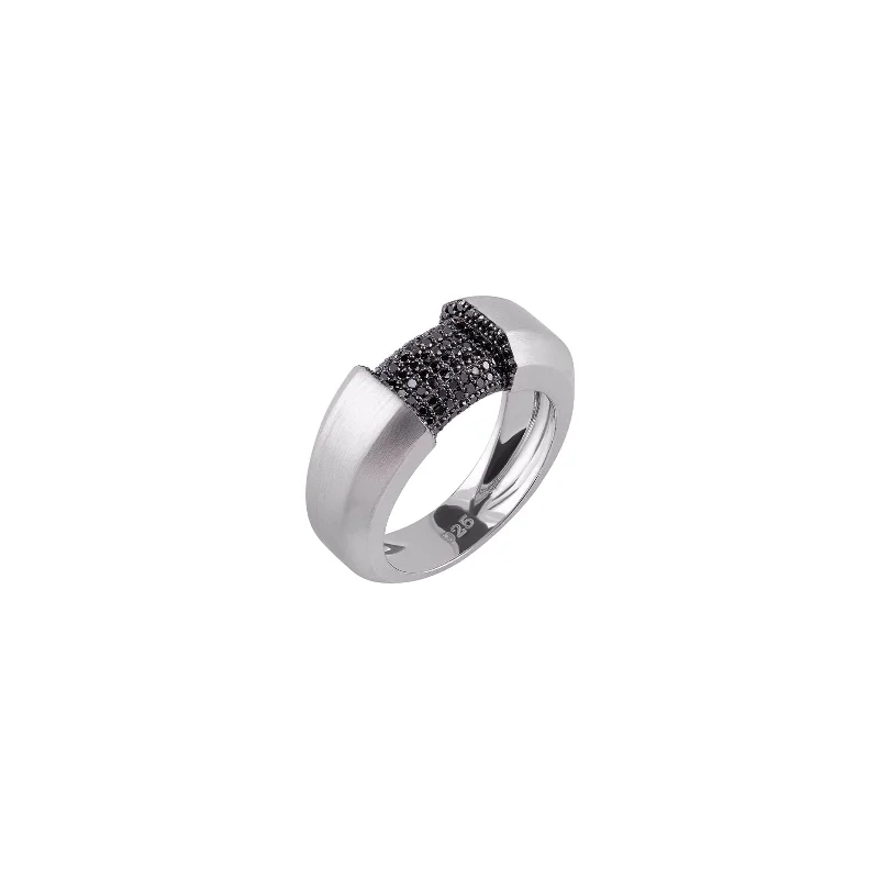simple engraved wedding ring Pulse Ring