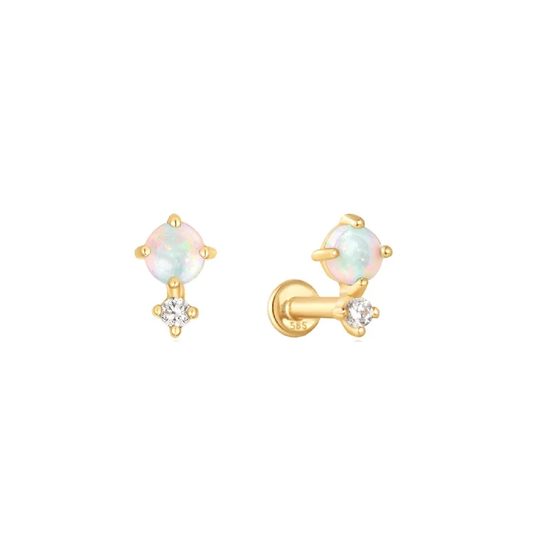handcrafted beaded hoop earrings Quinn earrings
