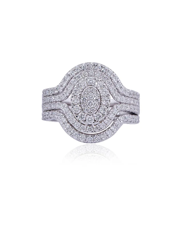 infinity loop ring rose gold Diamond Ring