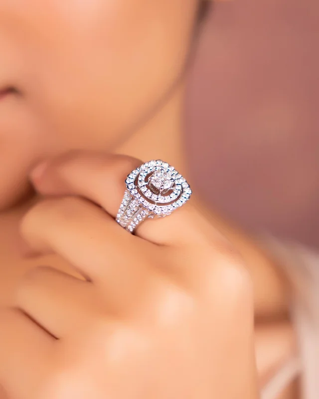 stackable gold bangle set Diamond Ring