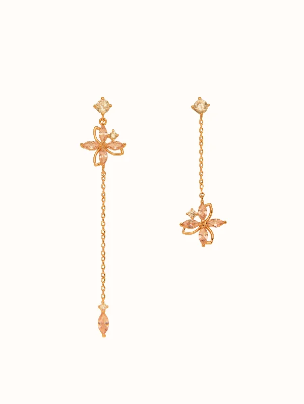 ruby and diamond engagement ring Gold Butterfly Studs