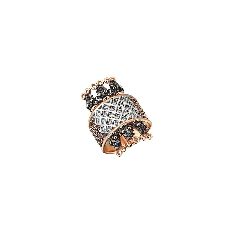 natural jade ring Snake Charmer Pinky Ring
