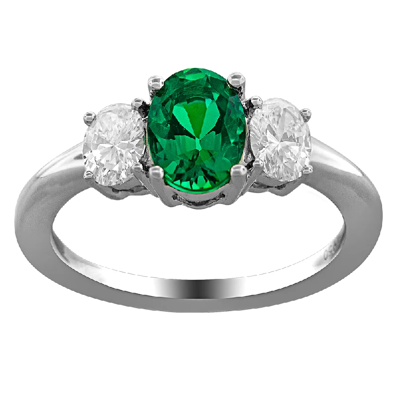 raw crystal cuff bracelet .42 CT DIAMOND .80 CT EMERALD RING