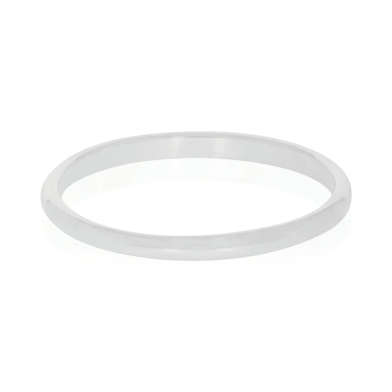 unique tribal silver ring Sterling Silver 1.7mm High Dome Ring