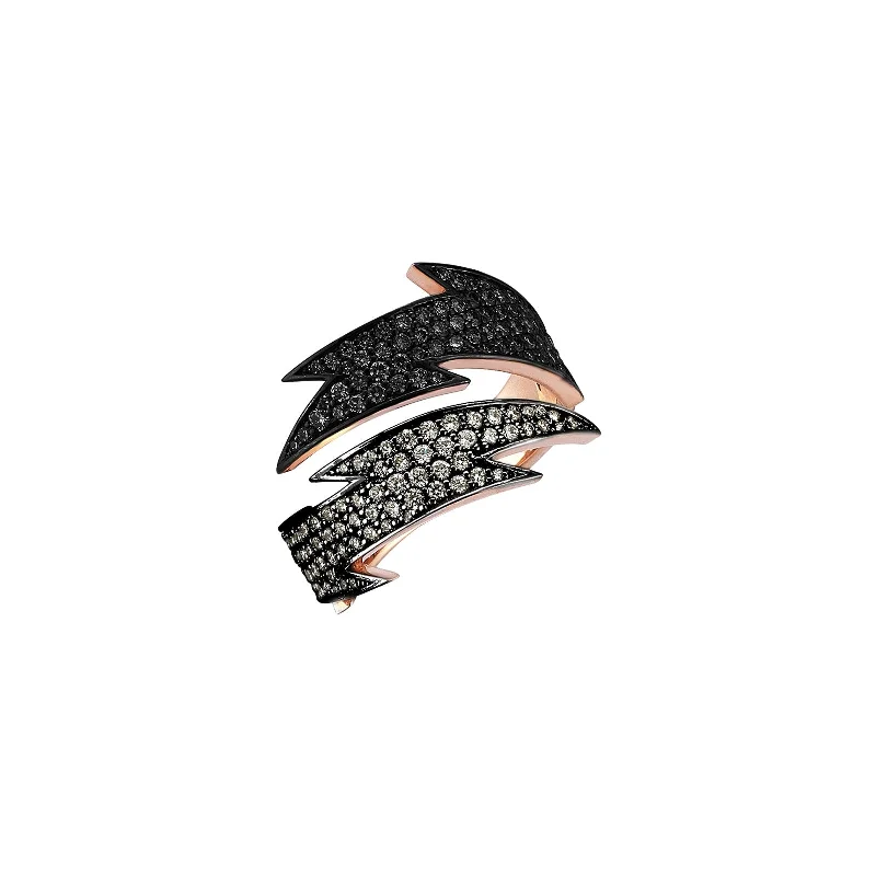 men’s titanium ring with diamonds StormShield Pave Ring
