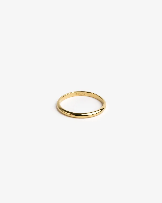 rose gold anklet chain Syd Classic Stacker Ring (Slim)