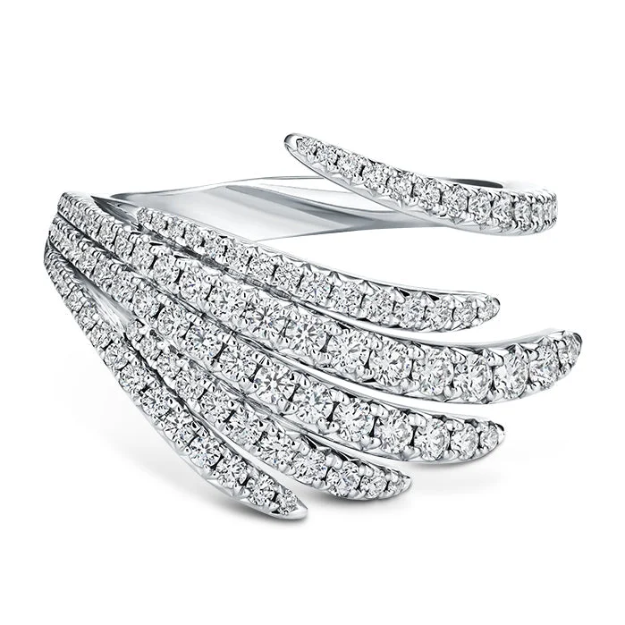 geometric diamond earrings gold Vela Cocktail Ring