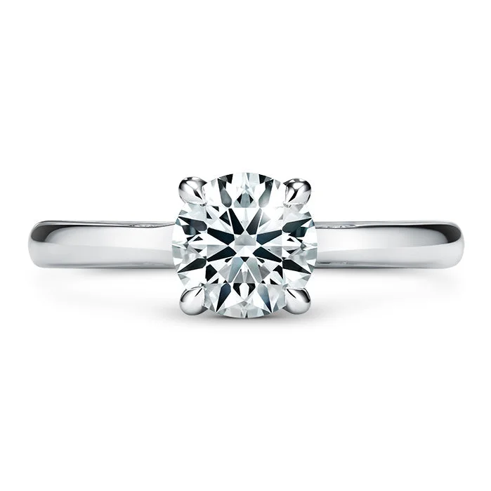 ruby and diamond engagement ring Vela Solitaire Ring with Diamond Gallery