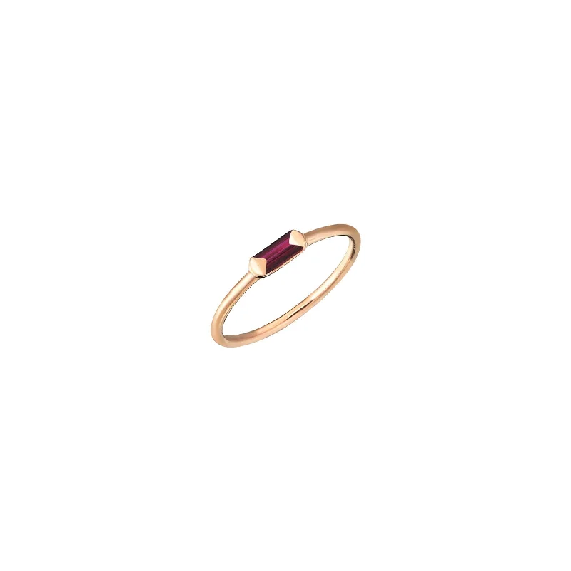 handcrafted crystal quartz ring Venus Midi Ring