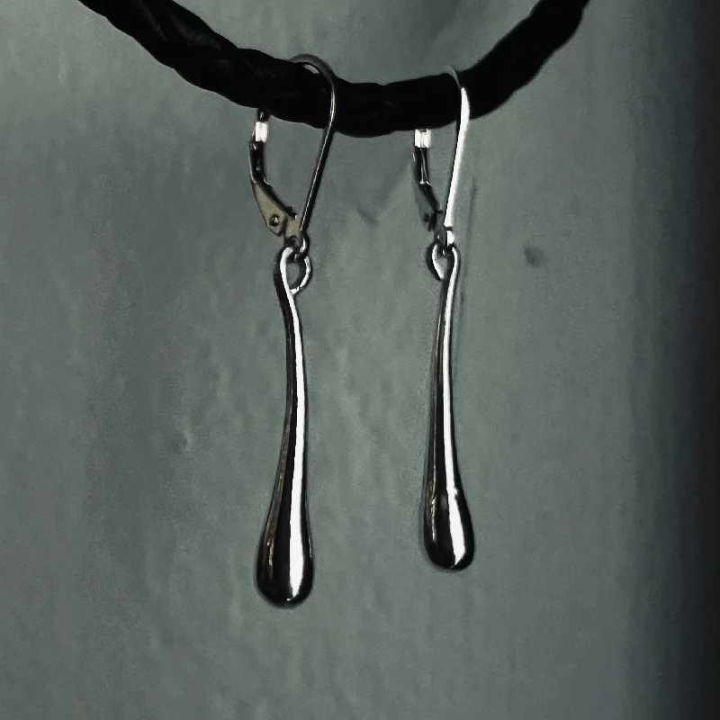 infinity couple’s ring matching set Water Drop Earrings