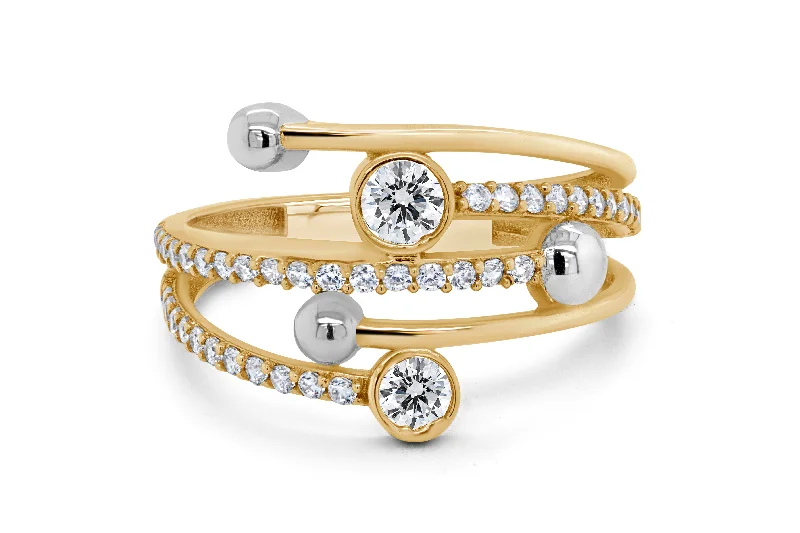 celestial sunburst necklace gold Yellow Gold Multi-Stone Ring