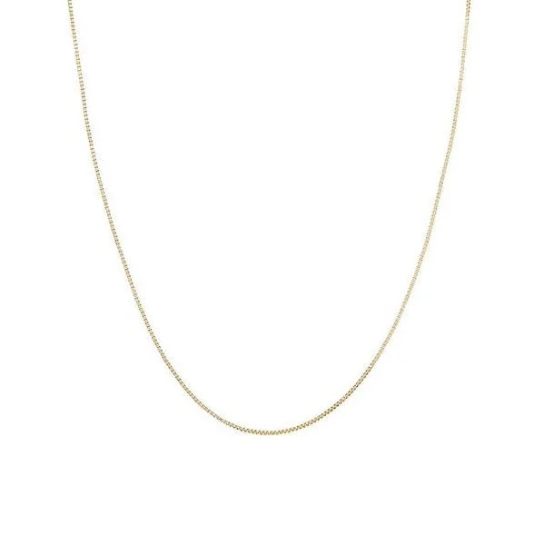 celestial sun and moon earrings 14KT Yellow Gold 16-inch 0.5MM Box Chain