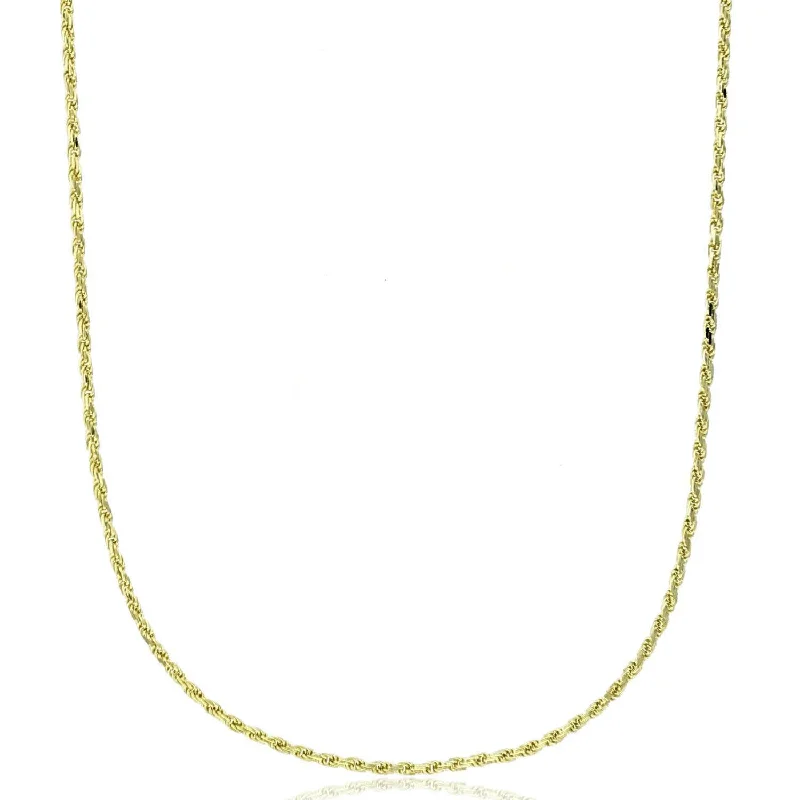 personalized photo locket necklace 14KT Yellow Gold 18-inch 1.1MM Diamond-cut Chain
