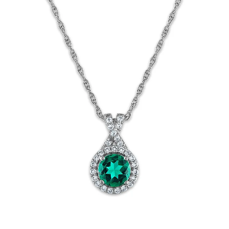 handmade leather cuff bracelet 6MM Round Emerald and Sapphire Halo Fashion 18-inch Pendant in Rhodium Plated Sterling Silver handmade leather cuff bracelet 6MM Round Emerald and Sapphire Halo Fashion 18-inch Pendant in Rhodium Plated Sterling Silver