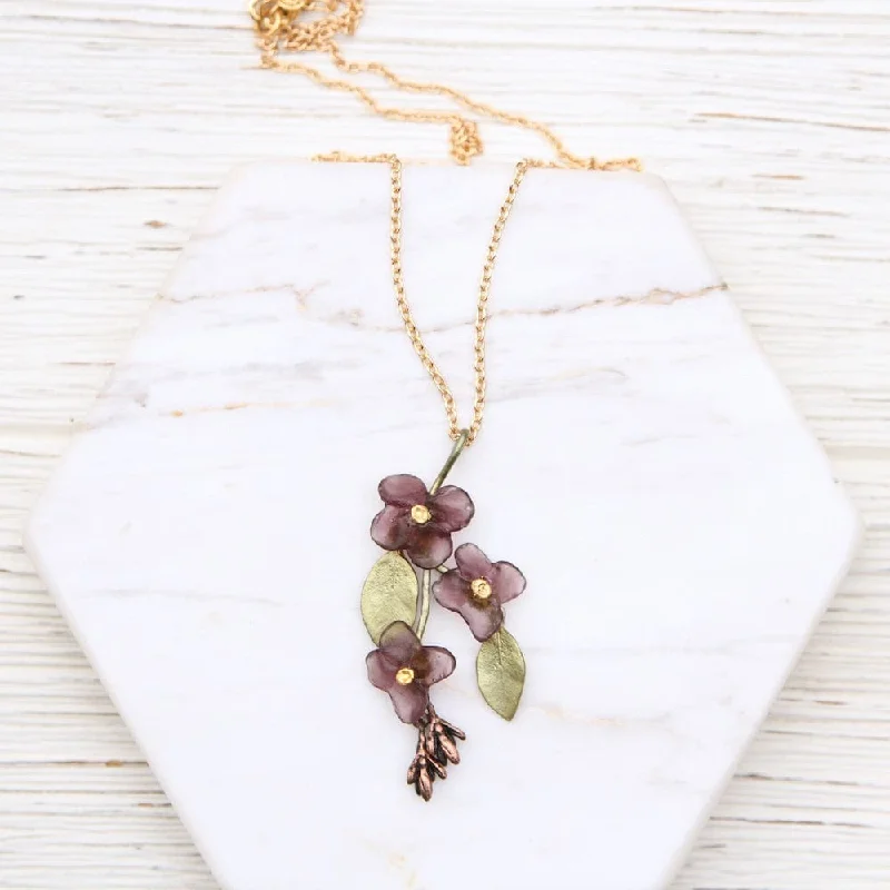 handcrafted sterling silver necklace Wood of Life Pendant Necklace
