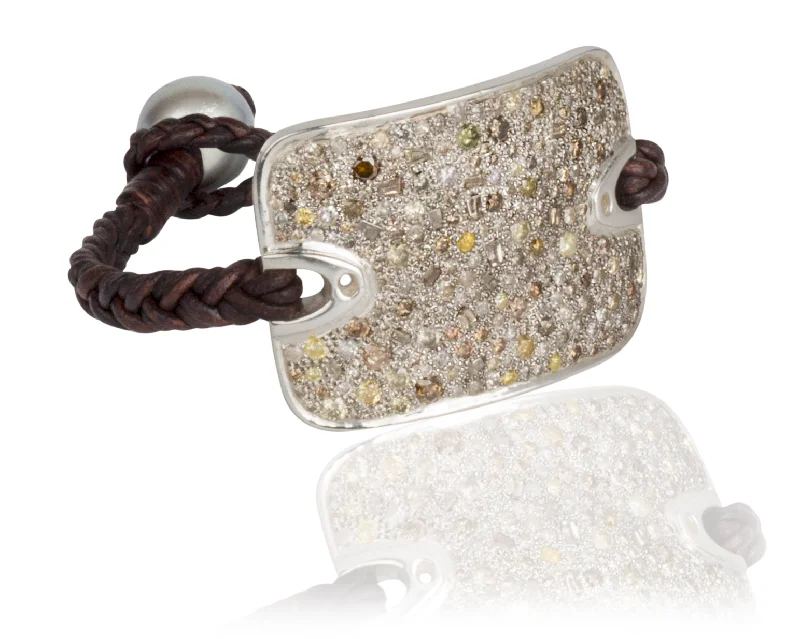 dainty birthstone ring for women Aly's Bracelet | 8.9 Carats