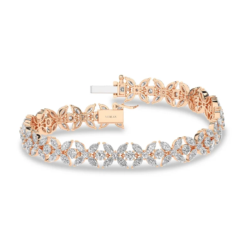 handmade macrame bracelet for men Alyssa Marquise Tennis Bracelet