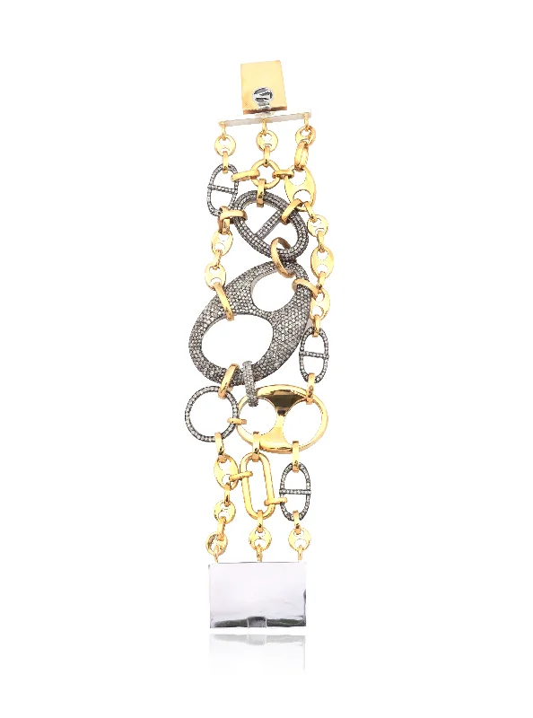 real jade bangle bracelet Dorado Best In Show Bracelet | Gold Diamond