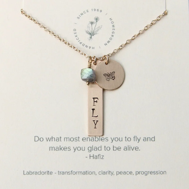 unique moon phase ring Glad to Be Alive Necklace