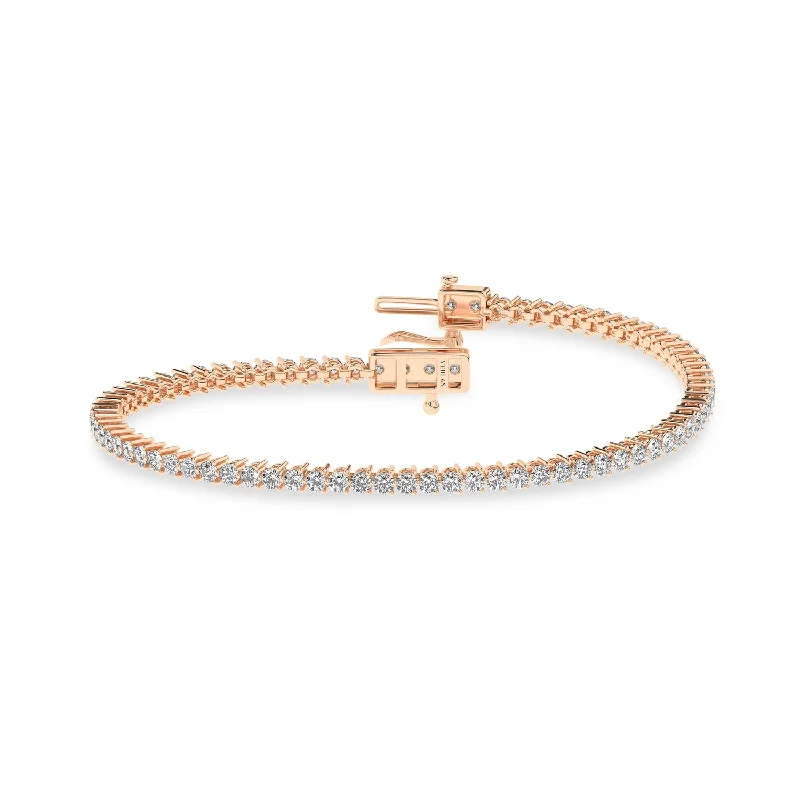 delicate chain necklace gold Captivating Tennis Bracelet - Medium
