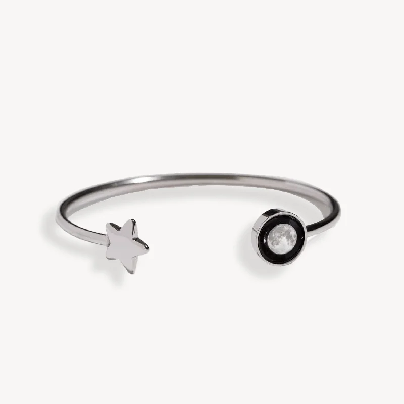 titanium spinner ring anxiety relief Crépuscule Cuff in Stainless Steel