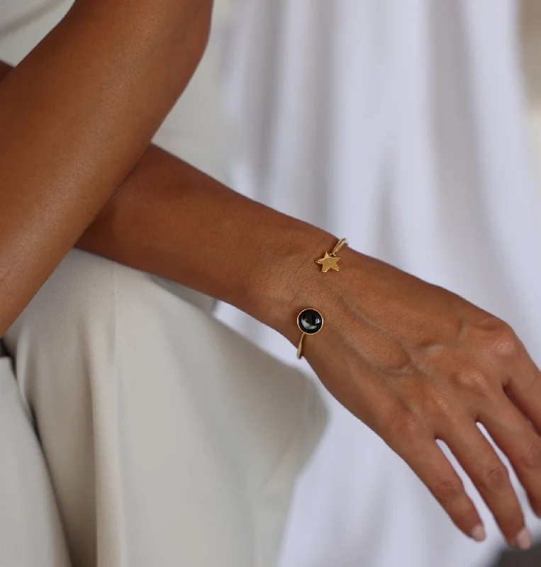 dainty snake ring gold Crépuscule Cuff In Gold