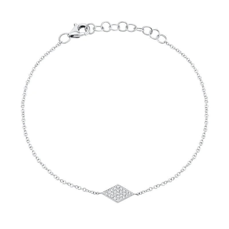 boho pearl charm bracelet Diamond Shape Fashion Bracelet