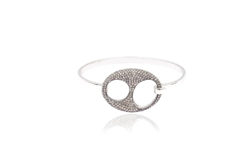 statement gemstone necklace handmade Diamond Dorado Bangle