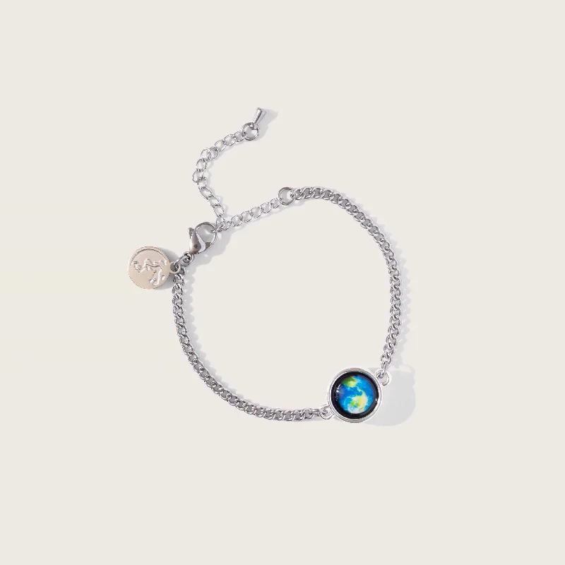 white gold infinity ring Earthglow Pallene