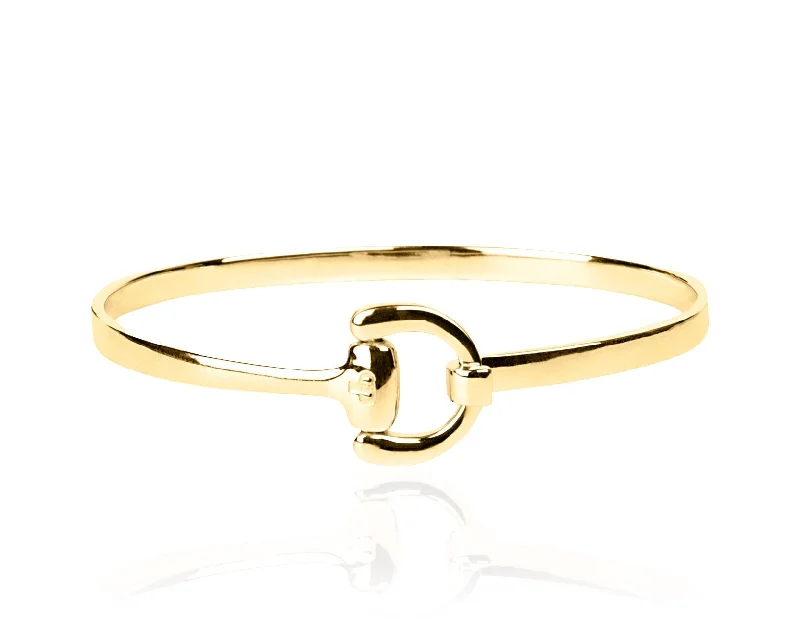 vintage diamond drop necklace Equestrian Bangle 14kt