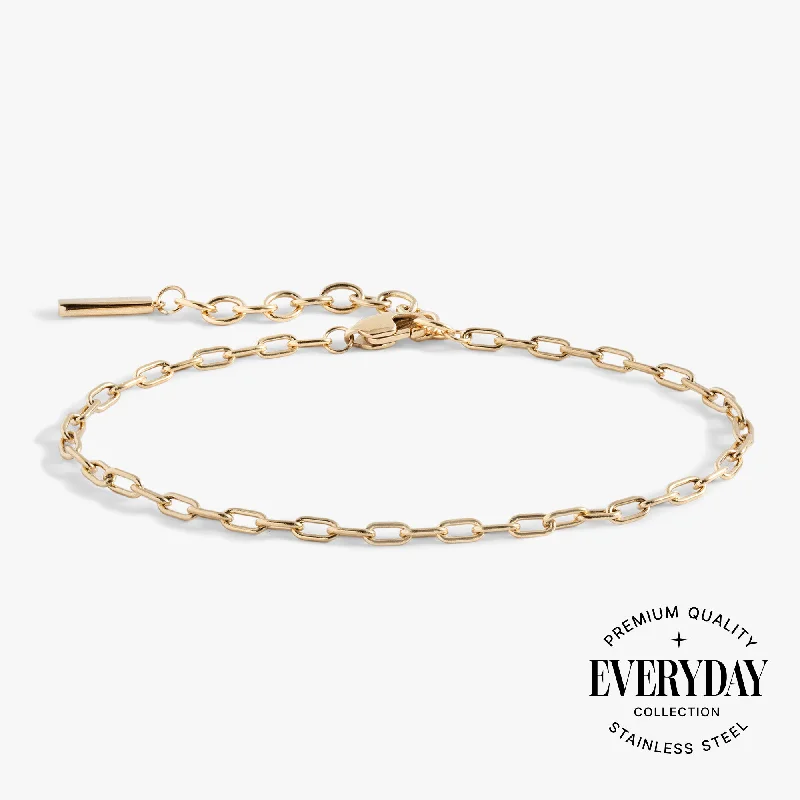 bold statement cuff bracelet Everyday Paperclip Chain Bracelet