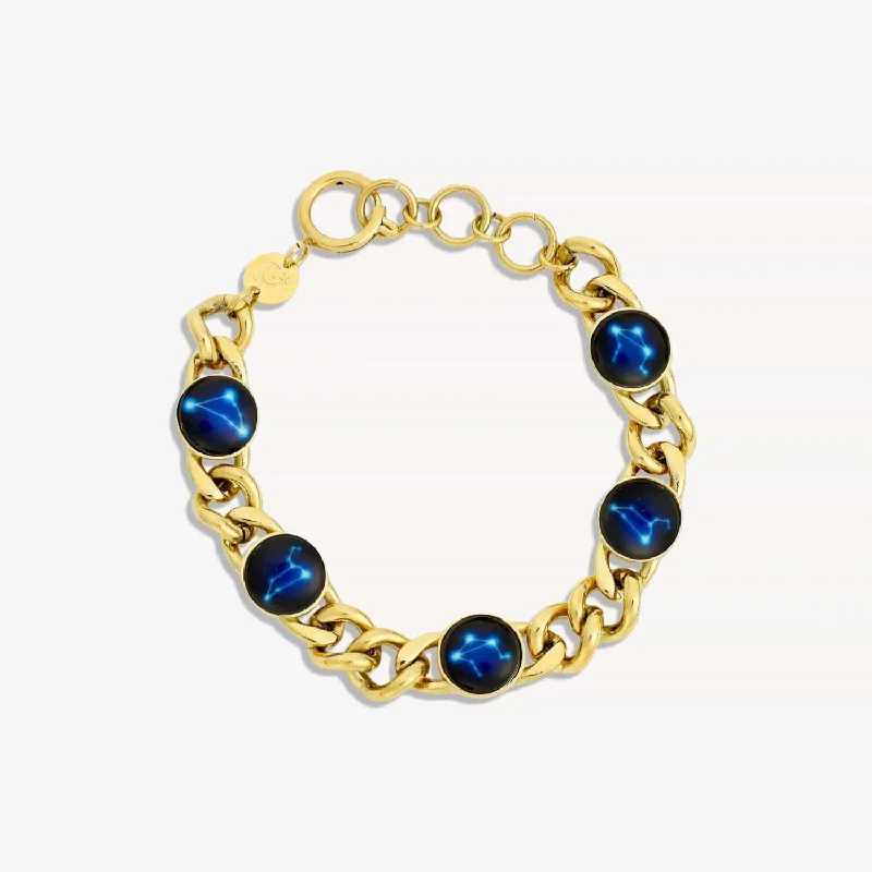 rose quartz bracelet healing Five Star Astral Pleiades Bracelet in Gold