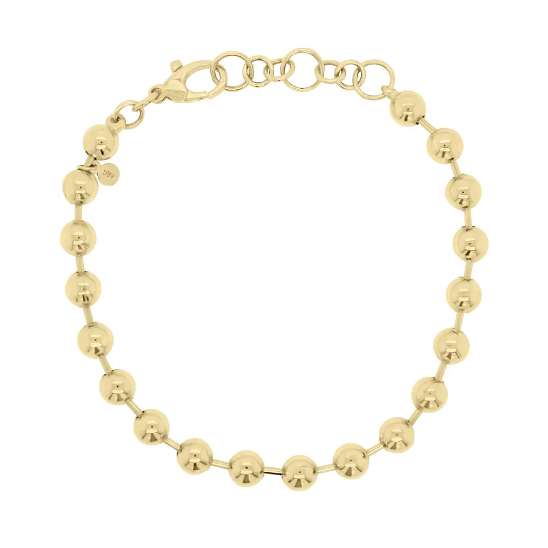 vintage citrine ring Gold Ball Chain Bracelet