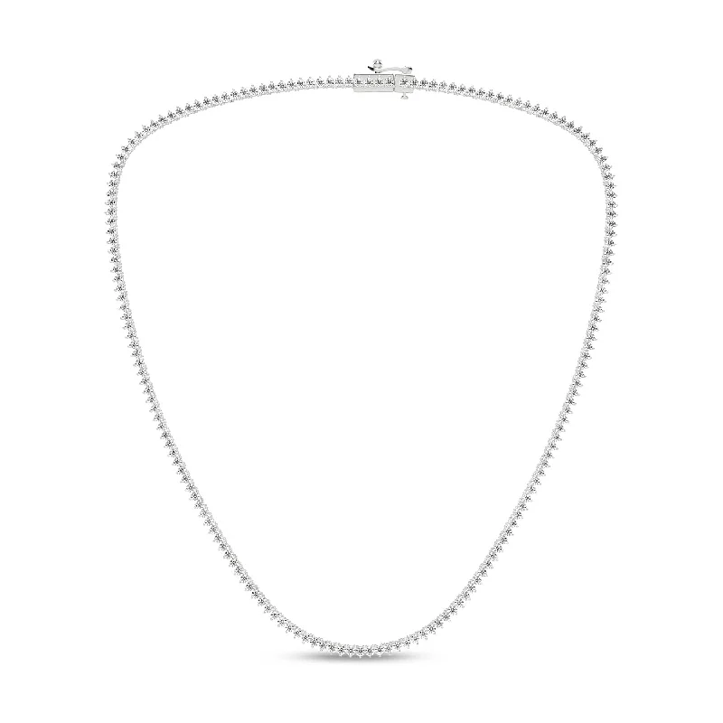 handcrafted gemstone ring women Graduated Tennis Necklace