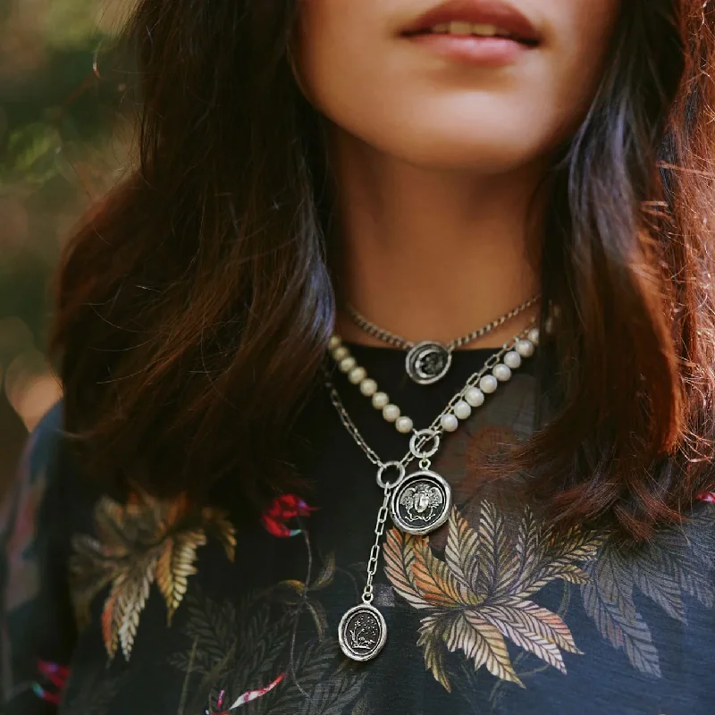 tiny diamond cross necklace Hummingbird Double Curb Link Talisman Choker