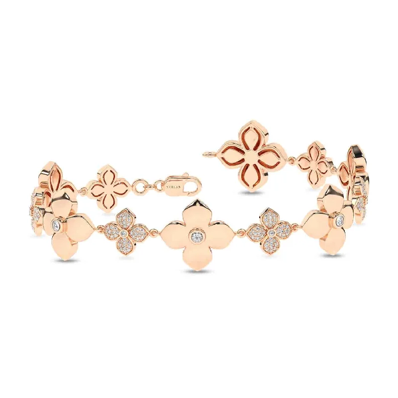 women’s leather wrap bracelet La Fleur Blooming Bracelet