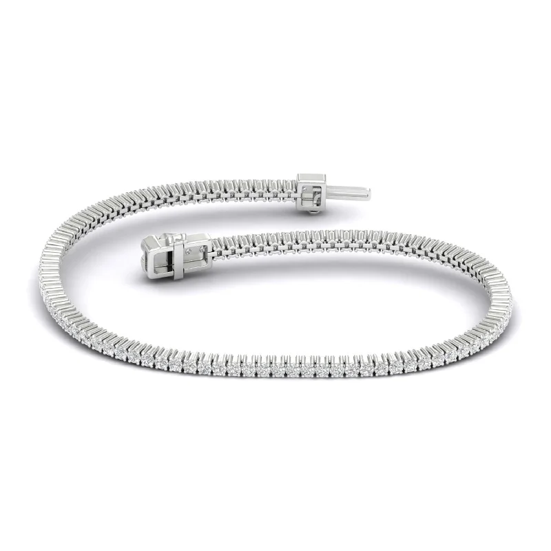 dainty rose gold chain bracelet La Fleur Tennis Bracelet Medium