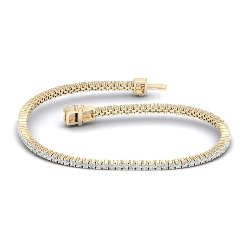 customized infinity bracelet La Fleur Tennis Bracelet Medium