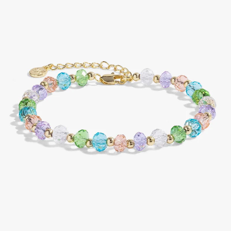real opal engagement ring Pastel Crystal Bracelet