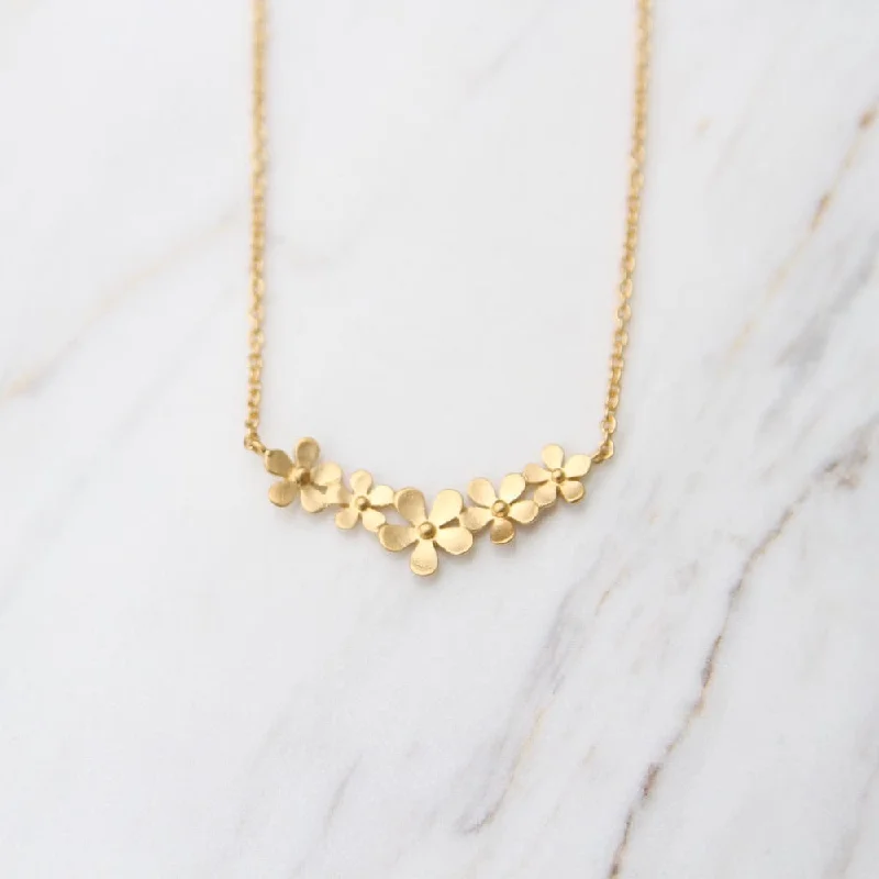 silver infinity symbol bracelet Brushed Gold Vermeil Curve of Forget-Me-Not Necklace