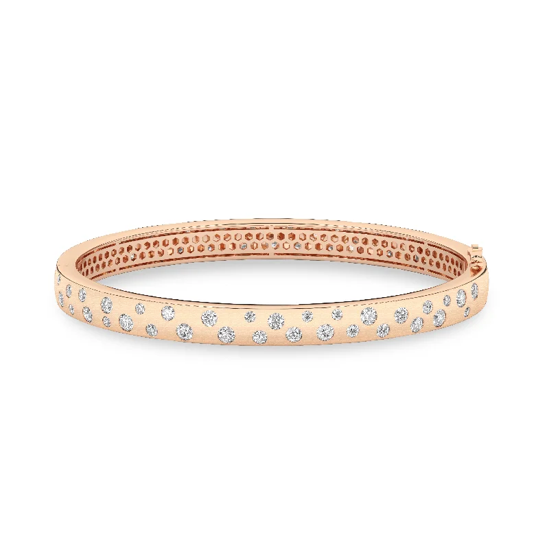 dainty feather charm necklace Narrow Starlit Sky Bangle