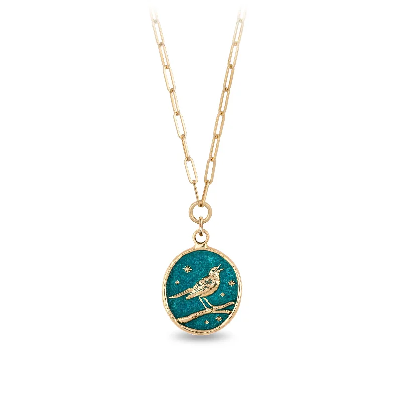 boho beaded statement necklace Nightingale 14K Gold Long Link Paperclip Chain Necklace - True Colors