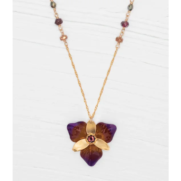 gold and diamond nose stud 'Orla' Pendant Necklace