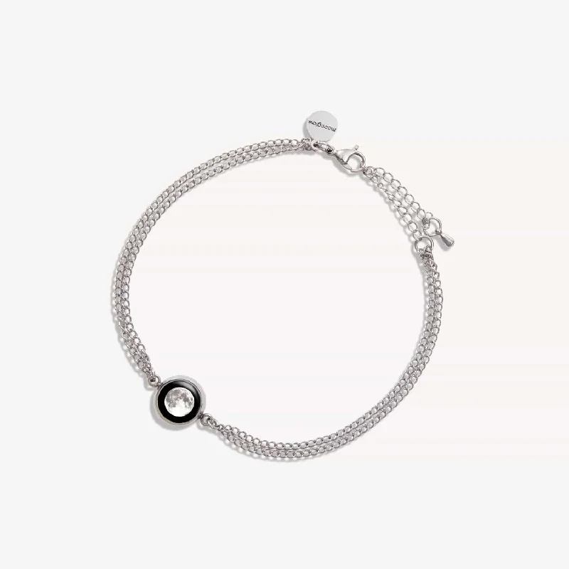modern geometric earrings gold Pallene Bracelet In Silver