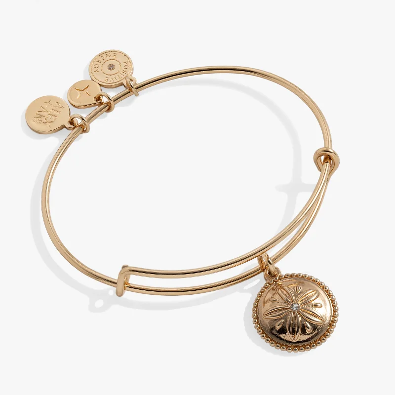 black pearl earrings classic Sand Dollar Charm Bangle
